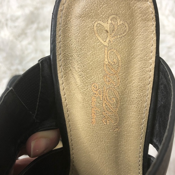 Black wedge heels - Picture 5 of 5